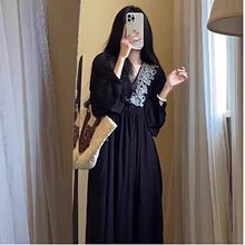 �߼��г�������ȹ��װ�¿�2026Ůװ����Ů�񷶺�ɫ��˿ȹ���紺��