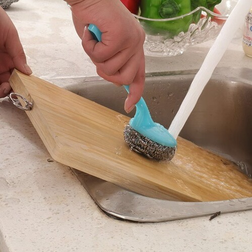 Practical Dishwashing and Pot Cleaning Set of 10, 4-Piece Cleaning Sponges, Cleaning Brushes, Steel Wool Balls Manufacturer for Stain Removal and Cleaning