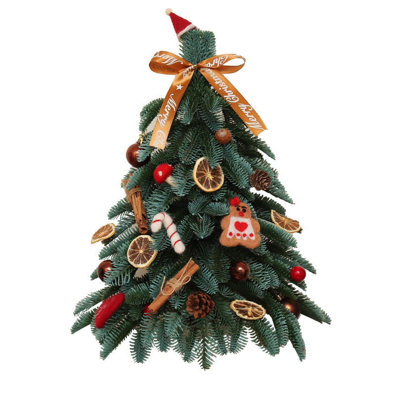 Árbol de Navidad hogar pequeño escritorio decoración Navidad decoración regalo niños mini traje paquete cifrado
