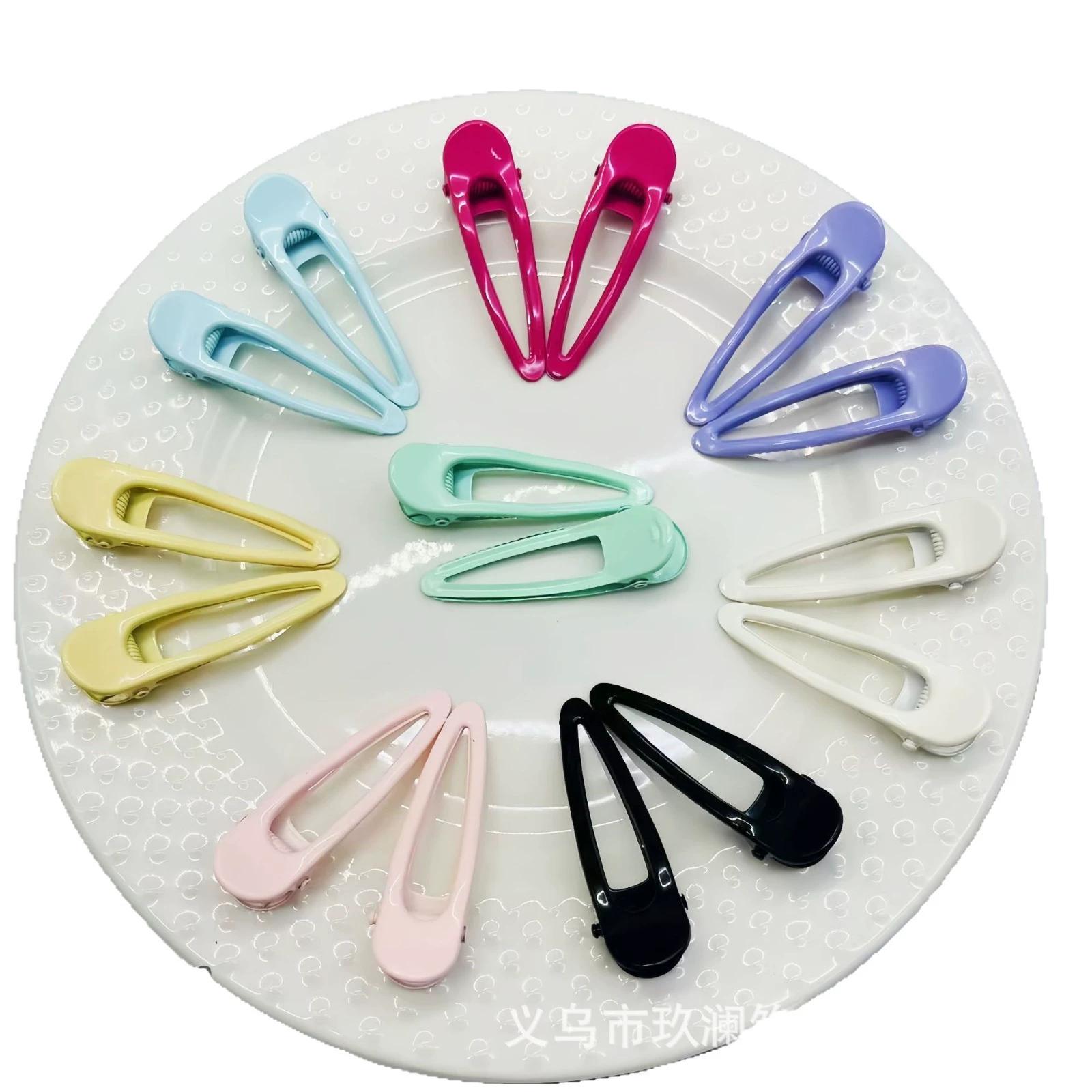 Волнистая универсальная заколка для чёлки, зажим 5,5 см, японско-корейский стиль