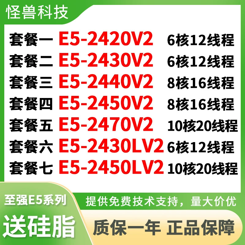 E5-2420V2 2430V2 2440V2 2470V2 E5-2450LV2, 1356-контактный процессор CPU