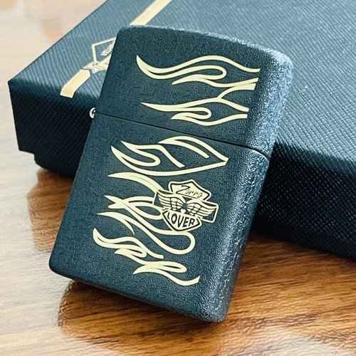 Investment Hong Kong ZORRO brass shell classic black sand cracked paint series lighter kerosene machine