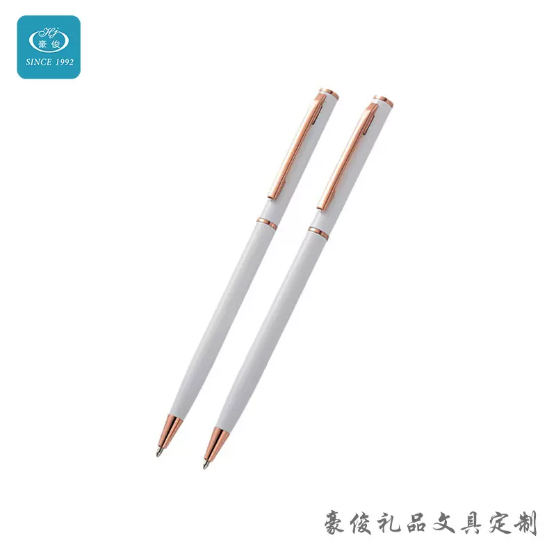 广告随手礼品  转动金属 迷你圆珠笔 不锈钢定制酒店笔客房用品