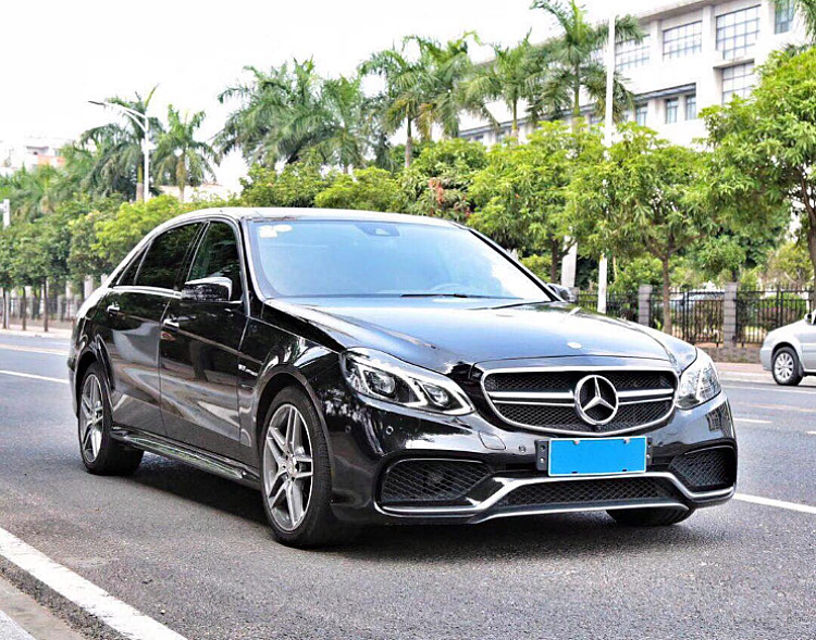 Suitable for 09-16 Mercedes-Benz E-Class W212 E200 260 E300 Modified E63Amg Surround Front Bumper Old to New