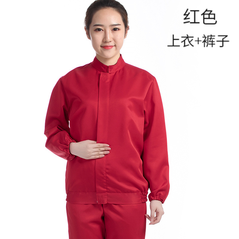 Fábrica de alimentos ropa de trabajo traje Taller de procesamiento de ropa de trabajo blanco ropa de trabajo de invierno ropa sanitaria azul bordado