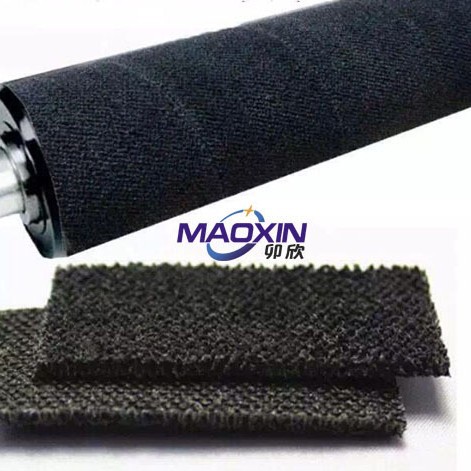 定型机黑绒防滑带  经编机滚筒黑绒包辊带厂家直销