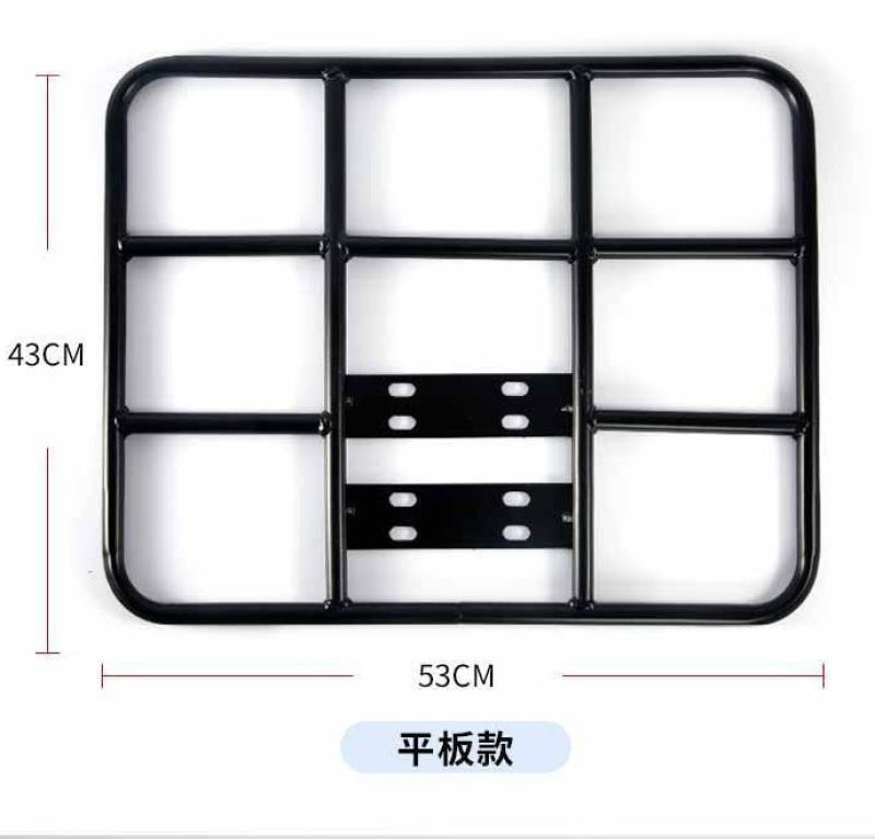电动车外卖架自行车车篮高强承重升级大容量收纳多功能加大置物架|undefined