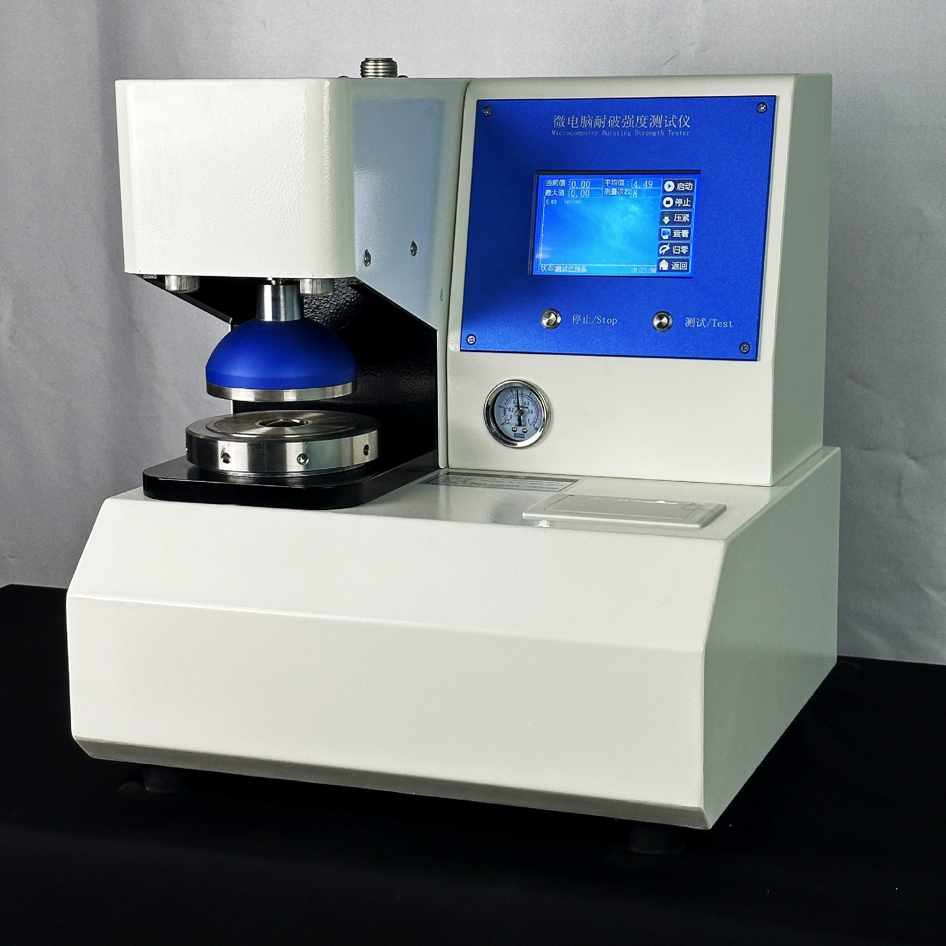 Машина для испытания на прочность, устойчивая к разрушению картонных коробок, инструмент для выбухания гофрированного картона, тестер прочности, устойчивый к разрушению, машина для трещин