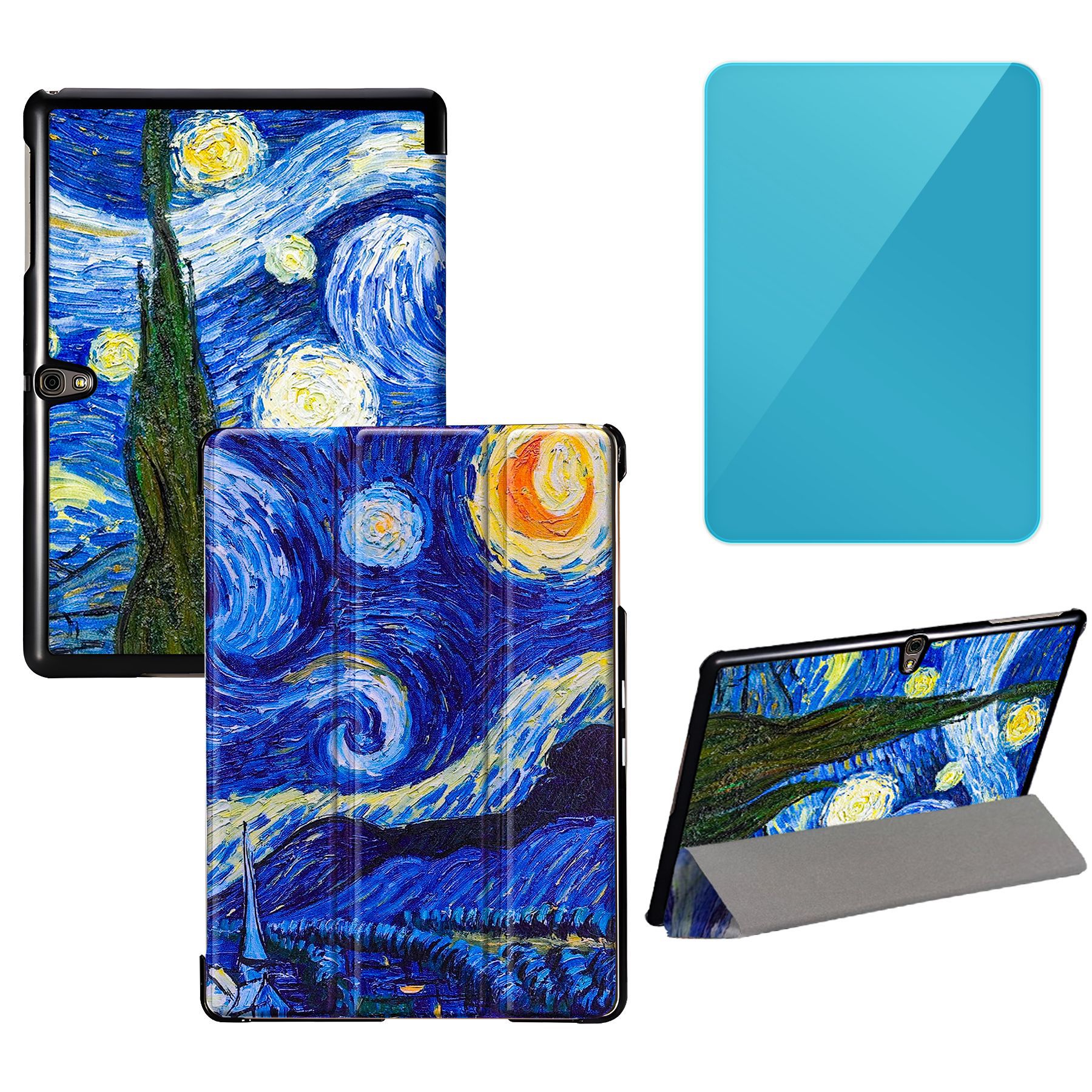 现货适用三星Tab S 10.5寸平板保护壳 SM-T800/T805平板保护套+膜