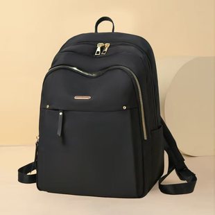 Oxford Cloth Backpack Women's 2024 New Casual Oxford Cloth Lightweight All-match Travel Bag Canvas Student Schoolbag