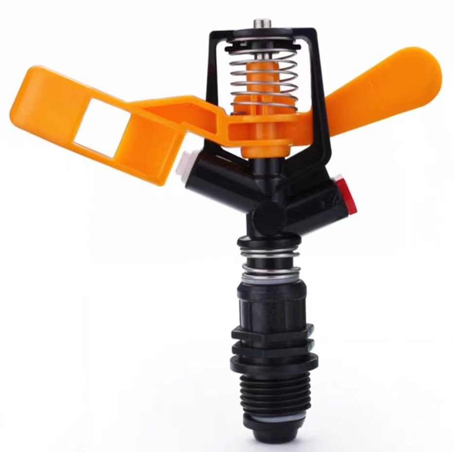 360 grados rotación rociador de riego de césped rociador de brazo oscilante jardinería enfriamiento agrícola rociador fabricante