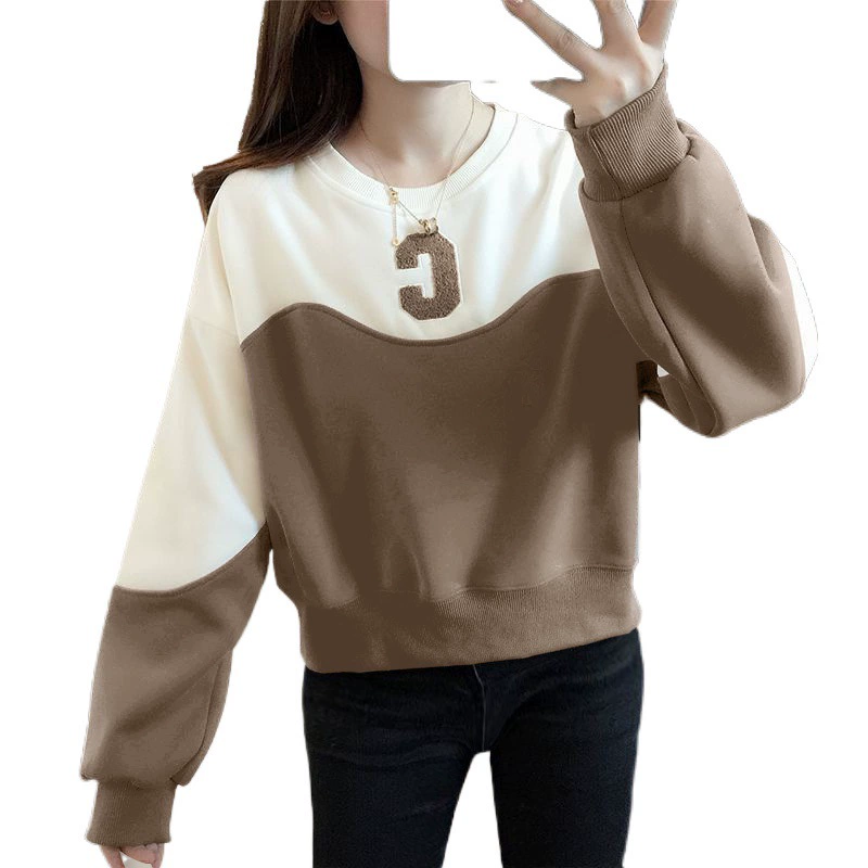 Fleece demi-season sweatshirt, jacket, internet celebrity