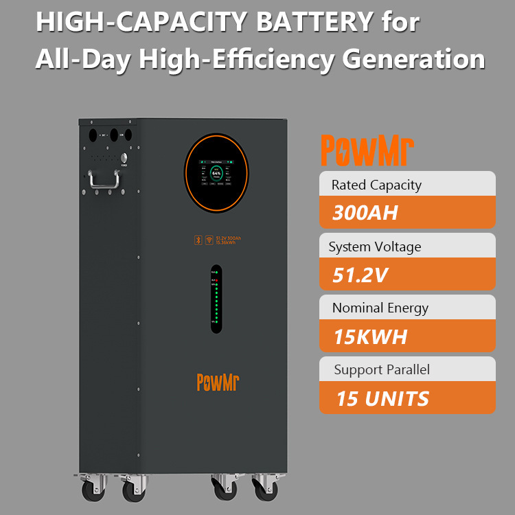 PowMr 300AH400AH51.2V lifepo4 battery lithium iron phosphate battery Lithium Battery PowMr 300AH400AH51.2V lifepo4 battery lithium iron phosphate battery Lithium Battery