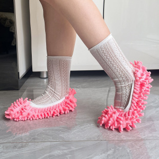 Removable and Washable Multifunctional Floor Socks Chenille Lazy Floor Mop Shoe Cover Cleaning Floor Mop Shoe Cover Cross-border Hot Sale