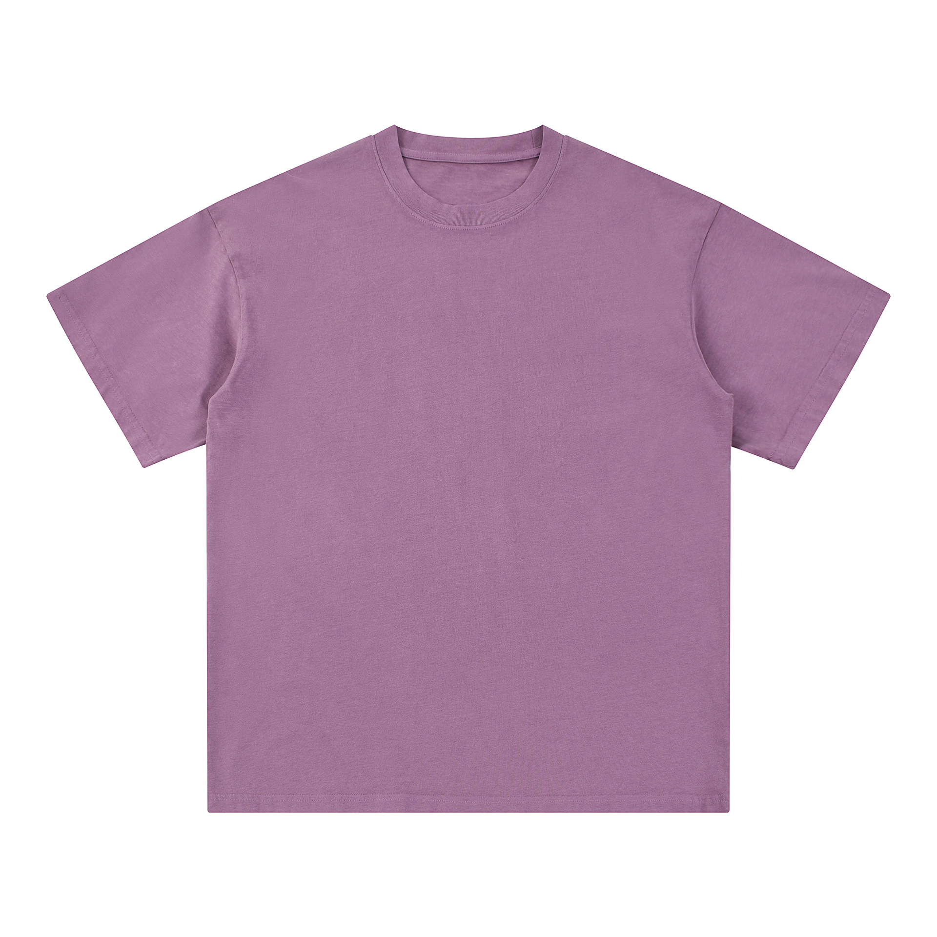 Transfronterizo europeo y americano pesado copo de nieve frito algodón retro lavado y viejo OVERSIZE camiseta de manga corta personalizada de marca de moda de bricolaje