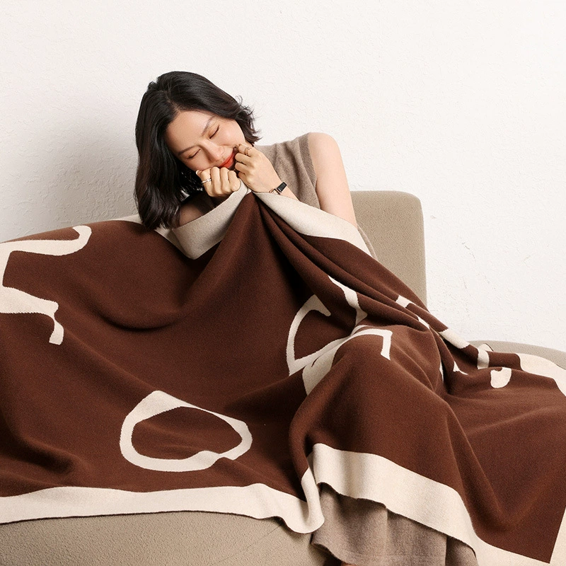 Cashmere keep warm knitted duvet
