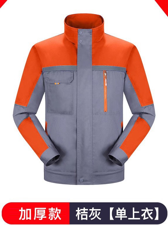 Primavera y otoño hombre manga larga engrosada reparación de automóviles logística reflector de ingeniería de ropa de seguro laboral personalizada / producida