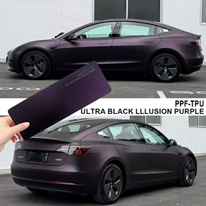 Axxpel ultra-tutqun qara fantaziya bənövşəyi TPU avtomobil qoruyucu plyonka PPF