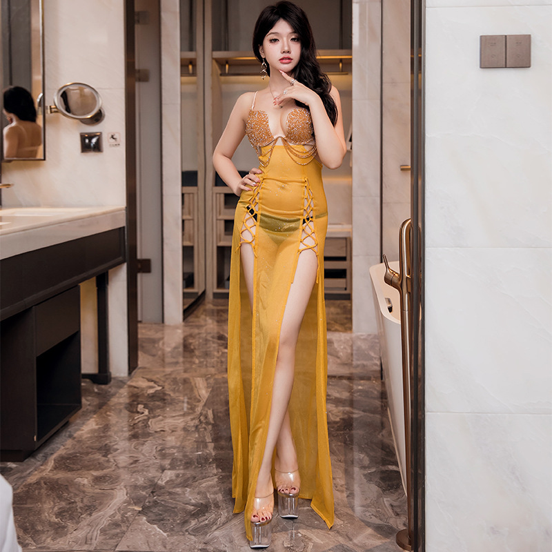 노란색
