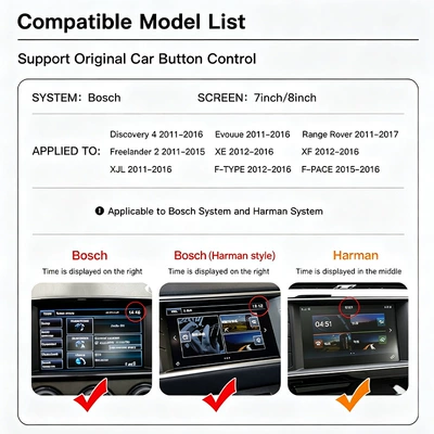 Suitable for Jaguar Land Simsiz CarPlay və Android Auto