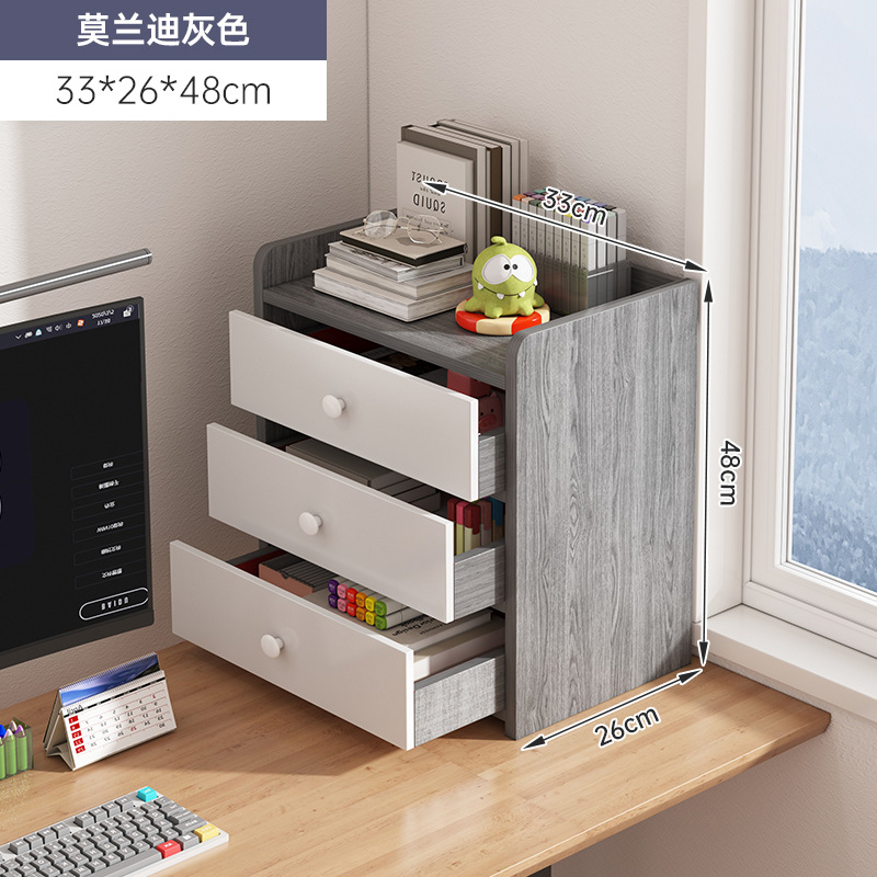 Estante de escritorio de dormitorio Estante de almacenamiento Estante de escritorio Estudio Estante de escritorio Estante