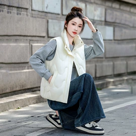 棉服背心;女式马甲;棉衣