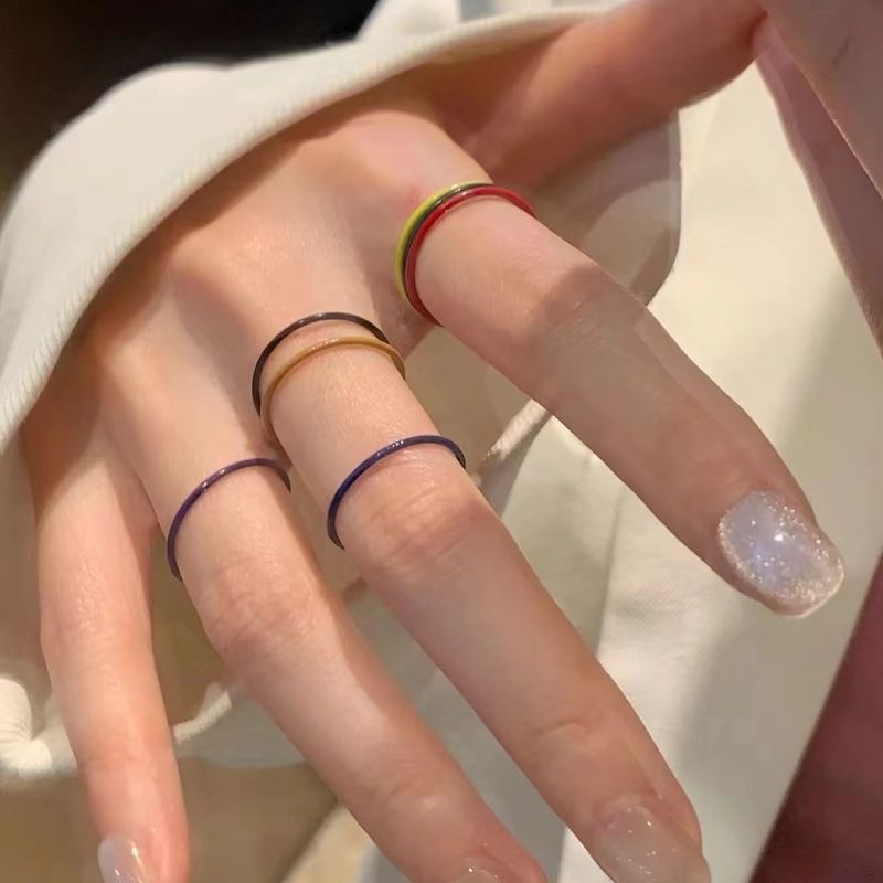 Minimalist Stackable Ring Set With Cubic Zirconia For Women_voghion.com