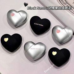 BLACK NANA 心ときめくベルベットリップマッドリップスティック韓国ラブマットベルベットリップグレーズ低彩度 DB70