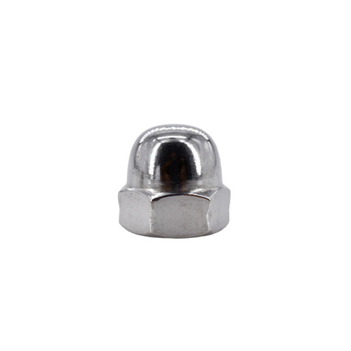 304 stainless steel cap nut cap decorative nut M3-M20 semi-circle nut hexagonal head cap type one-piece nut