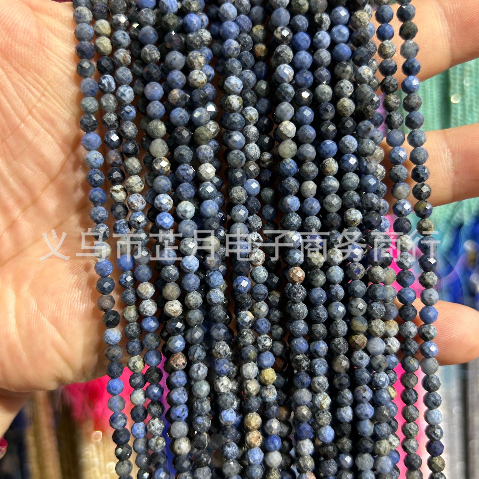 Pequeñas cuentas 2mm3mm4mm facetas todo tipo de ágata Cristal de piedra natural granos sueltos DIY joyería pulsera collar