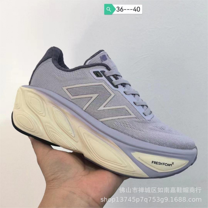 New Balance Fresh Foam X More v5 Low Pearl Grey Dusk Shower Calcium WMORCE5