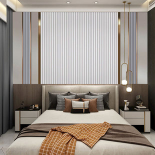 Casual Grids Fence Decorative Mural Plain Accessible Luxury Elegant Style Wallpaper Living Room Bedroom Sofa Bedside Background Wallpaper