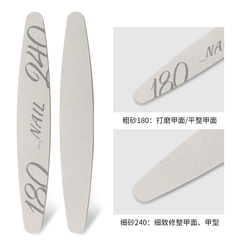 美甲搓條 高質量專業美甲師專用修甲銼 雙面可水洗膠板修型打磨條