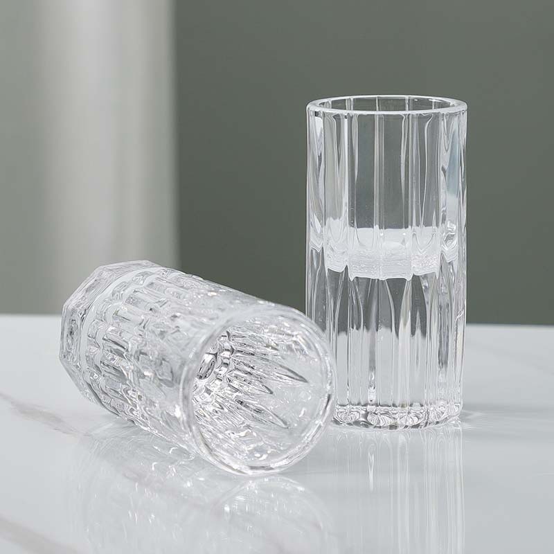 Vaso de vino doméstico de lujo ligero, vidrio grueso, copa de vino, copa de vino, copa de vino, copa de bala pequeña