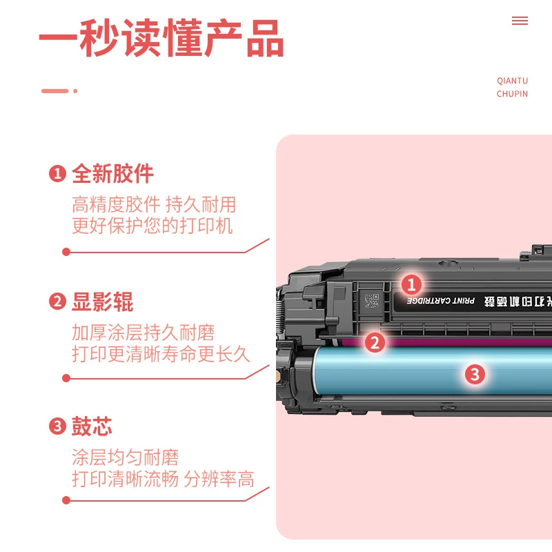 HP, compatible cartridge, printer, E55040, E57540, E57540