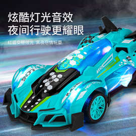 2.4G喷雾遥控车 F1方程带灯光翘头特技赛车加速 男孩户外游戏玩具
