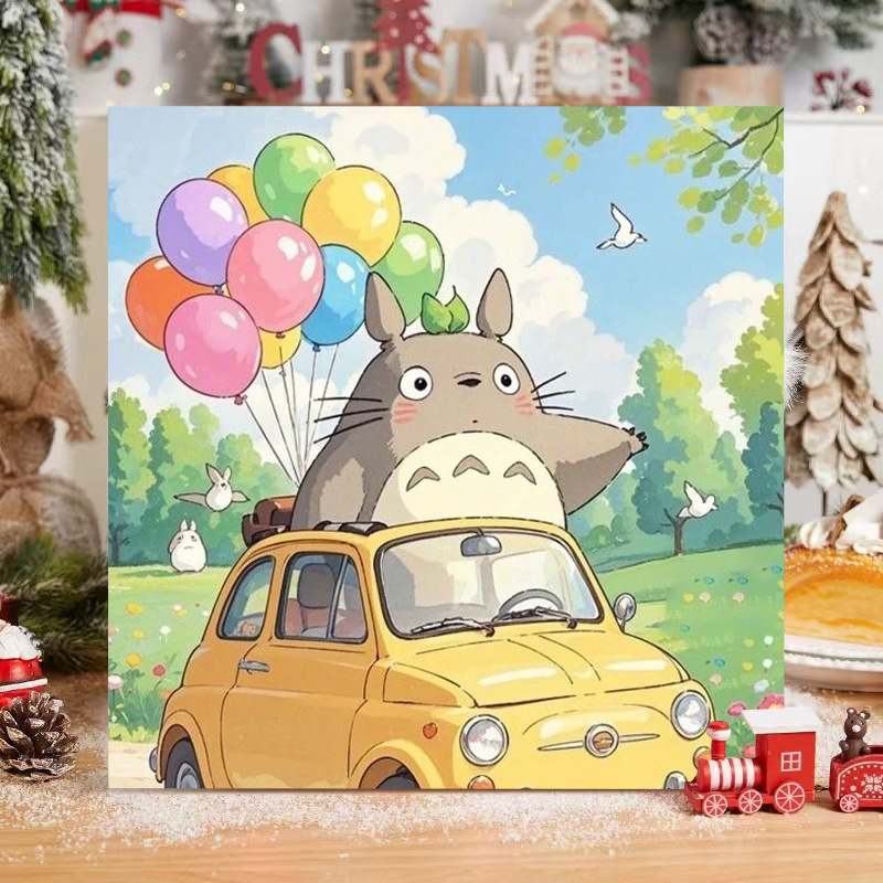 子猫デジタル油絵 diy 着色かわいい漫画動物手作り子供のシンプルな油絵装飾卸売|undefined