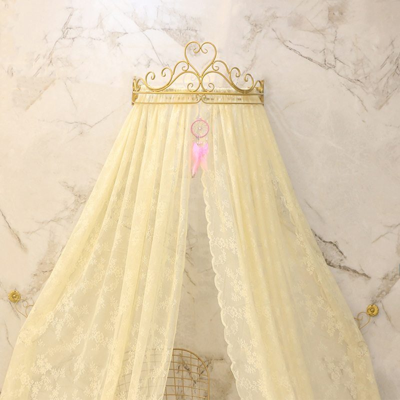 Bed Curtain, Ceiling, Wedding Lace, Princess Gauze, Dome Mosquito Net, Bedside Korean Crown, Palace Curtains, Others