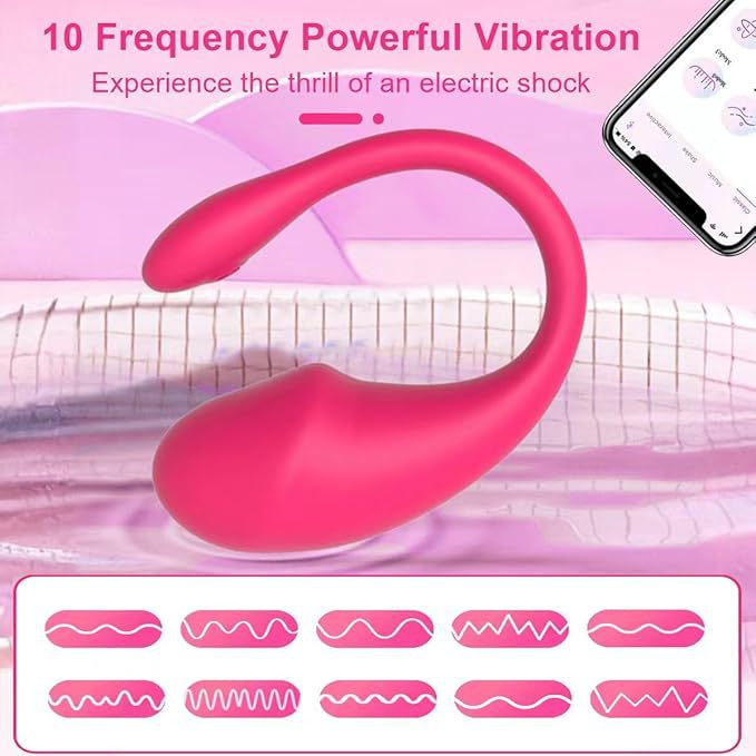 App Remote Control Wearable Vibrator with 10 Frequencies for G-Spot and Clitoral Stimulation — detail image 14