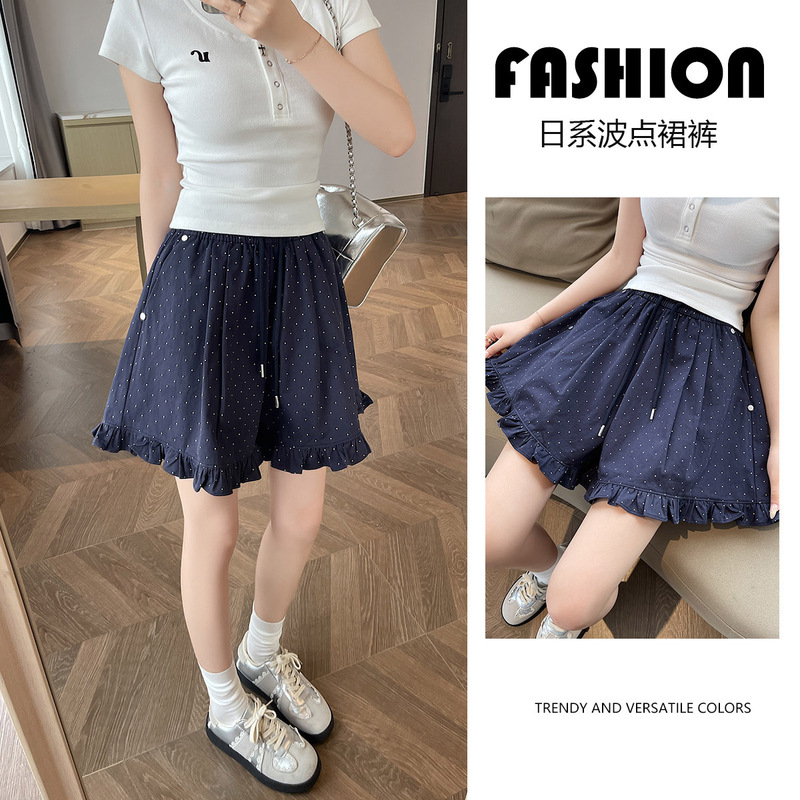 Blue Ice Silk Yamamoto Quick-Dry Shorts for Women, New Summer Style, Casual Loose Five-Point Sports Wide-Leg Mid-Length Pants Blue Ice Silk Yamamoto Quick-Dry Shorts for Women, New Summer Style, Casual Loose Five-Point Sports Wide-Leg Mid-Length Pants