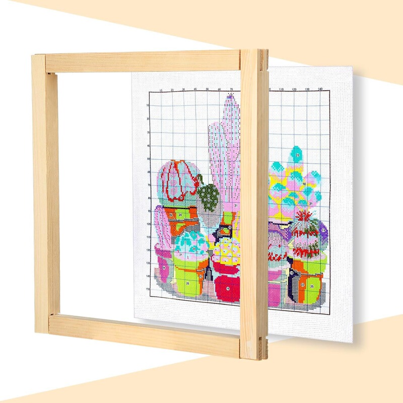 Wooden Picture Frame, Cross-Stitch Frame, Adjustable Embroidery Frame, Wooden Embroidery Frame, Handmade DIY Embroidery Stand, Solid Wood Picture Frame Wooden Picture Frame, Cross-Stitch Frame, Adjustable Embroidery Frame, Wooden Embroidery Frame, Handmade DIY Embroidery Stand, Solid Wood Picture Frame