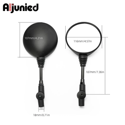 and right rearview mirror – Large field of view rear view auxiliary mirror