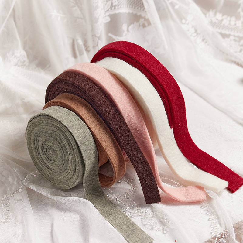 Coreano engrosado cinta de lana de Navidad hecha a mano DIY accesorios de arco material paquete de decoración de Navidad