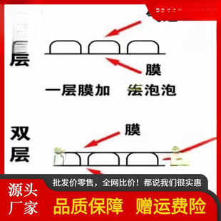 Winter Thermal Insulation Warm Double-layer Bubble Insulation Film Insulation Film Household Cold-proof Transparent Window Sealing Insulation Bubble Film