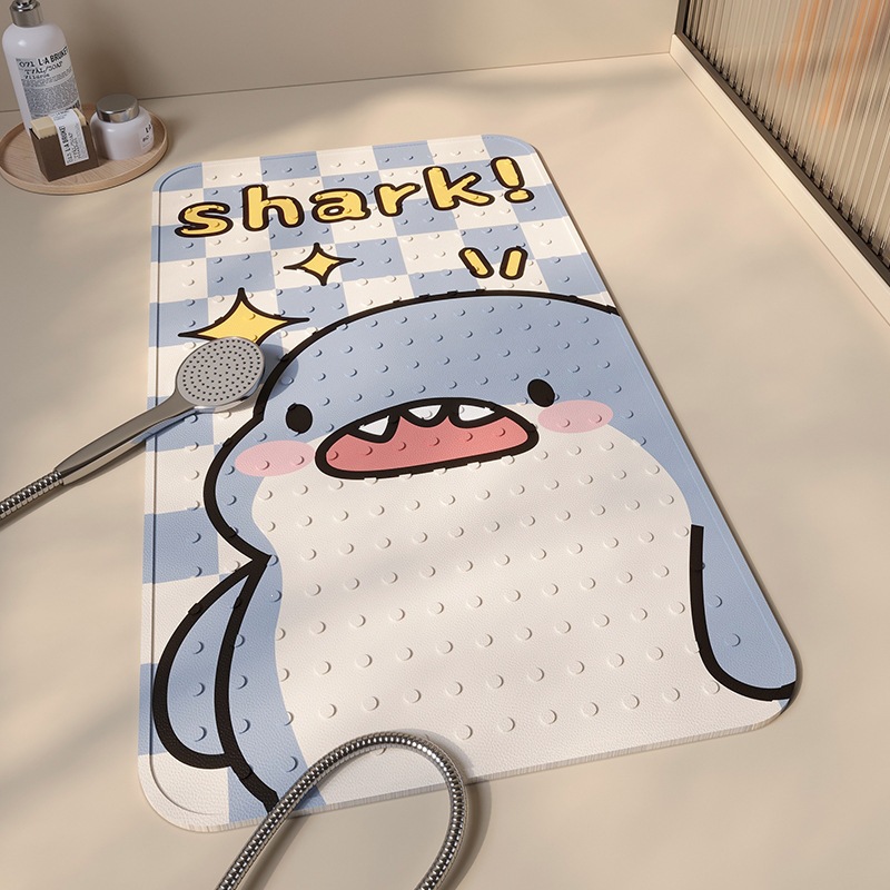Non-slip Cartoon Bath Mat For Bathroom Rug With Rubber Backing_voghion.com