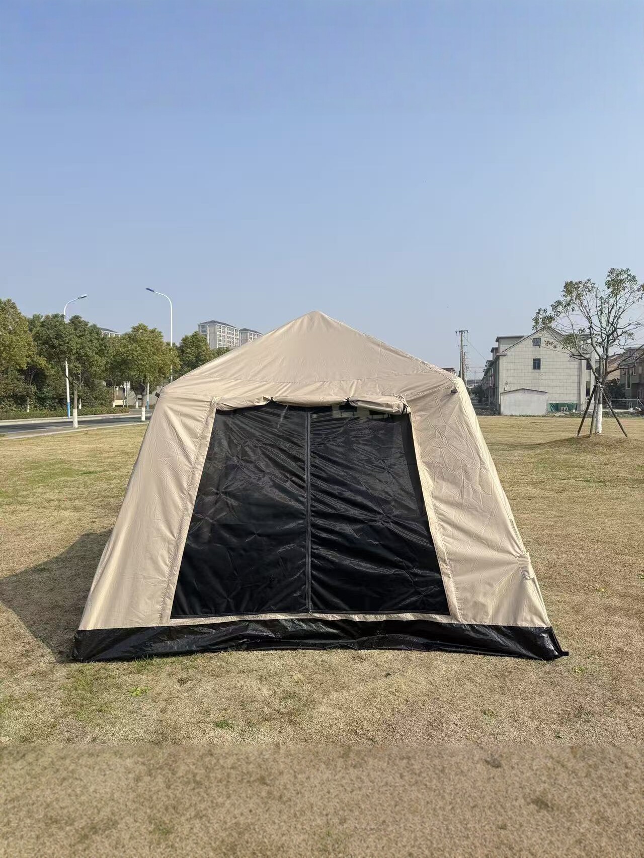 Inflatable Car Rear Tent for Self-Driving Camping, Rear Extension Tent for Overnight Use, Rainproof Suv Car-Mounted Expansion Tent