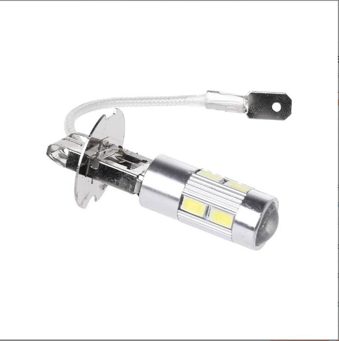 Автомобильная LED противотуманная фара H3 10SMD 5630, яркий ходовой огонь, противотуманная лампа