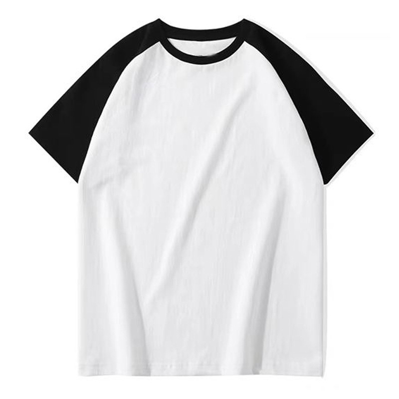250g Solona collar short sleeve black spell white