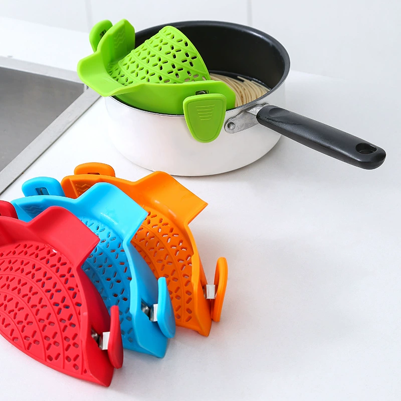 Silicone drainage lighter pot draining home noodles, vegetables, fruits, vegetables, vegetables, filter sprinkler, water filter, water filter