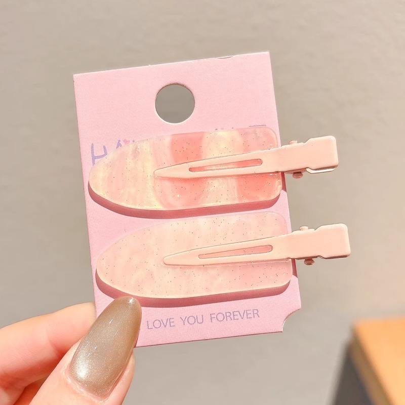 Pequeña broca de pelo fresca sin marcas de verano dulce broca de cabello de color broca de cabello rotura broca lateral broca de cabello adornamiento de mujer